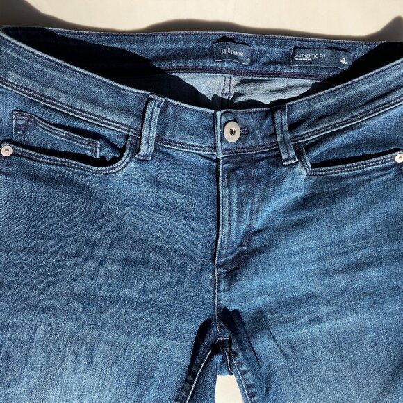 J. Jill Authentic Fit Slim-Leg Jeans, sz 4 - Picture 4 of 7